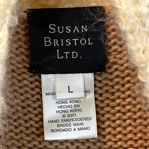 Vintage Handmade Susan Bristol Boho Mohair Vest - Picture 9 of 10